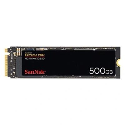 Imagen de SanDisk Extreme Pro 500 GB M.2 NVMe 3D SSD, Negro (SDSSDXPM2 500G G25)