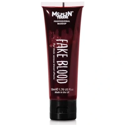 Imagen de Moon Terror Sangre falsa Pro FX Maquillaje SFX para Halloween Vampire Zombie Theatre de efectos especiales Rojo 50 ml (Paquete 1)