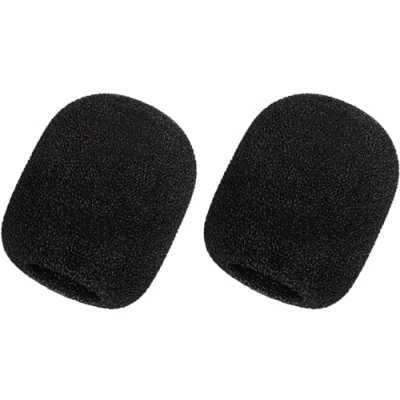Imagen de cyclingcolors 2X Filtro antipop Compatible con Blue Yeti microfono Micro Espuma antiviento Negro