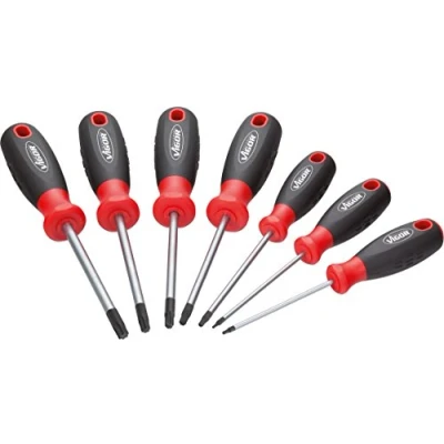 Imagen de VIGOR V3366 Kit de atornilladores 7 Torx interior Visor (cartón) Disco presión