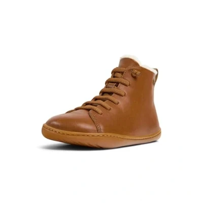 Imagen de Camper PEU CAMI Botines con cordones para niños, Talla: 26, Medium brown Zapatos