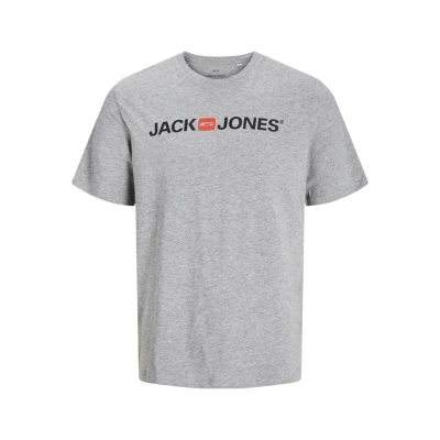 Imagen de Jack &amp; Jones Jjecorp LOGO CREW NECK Camiseta estampada, Hombre, Talla: Medium, Light grey melange