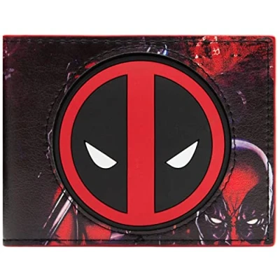 Imagen de Marvel Deadpool Animado Antihero Rostro Rojo Cartera