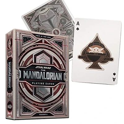 Imagen de Theory11 Mandalorian Playing Cards Edición Limitada Star Wars Series Poker Baraja coleccionable