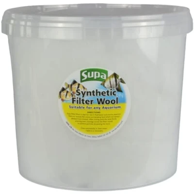 Imagen de Supa Filtro de Lana para Acuario, 150 g, Material sintético Ideal Eliminar partículas residuos Tanto en Tanques Peces como Sistemas filtración estanques