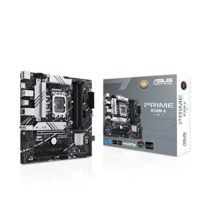 Imagen de ASUS Prime B760M A CSM Placa Base Intel LGA 1700 (Intel B760, mATX, Memoria DDR5, 2 PCIe 4.0 M.2, Aura Sync)