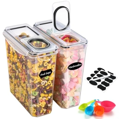Imagen de YASHE Cubo de Basura para Cocina Doble Compartimento con Tapa, 2x30L Reciclaje, Pedal y 20 Bolsas, Cubos Internos Extraíbles, Cierre Suave