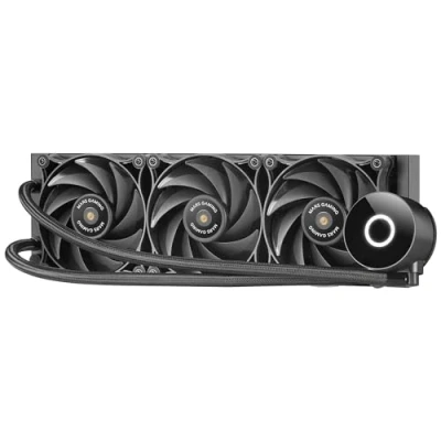 Imagen de Mars Gaming ML PRO360, Refrigeración Líquida CPU Profesional, TDP 600W, 3x Ventiladores FDB Ultra silenciosos, Bomba Opti Chamber con Anillo de Iluminación Blanco, Multisocket Universal, Negro
