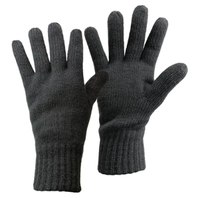 Imagen de ALPIDEX Guantes Térmicos De Punto Thinsulate Forrados Calidos Invierno Mujer Hombre Suave 3M Unisex Deporte Respirable, Tamaño:S, Color:Grey Melange