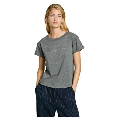 Imagen de Pepe Jeans GAIA Camiseta estampada, Mujer, Talla: XL, Dark grey marl