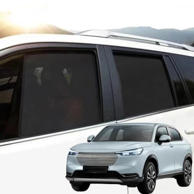 Imagen de SUROK Parasol de Coche para H Onda HR V hrv vezel 2022 2023, Ventana Lateral MagnéTicos Proteccion UV Privacidad Protección,Rear 2PCS