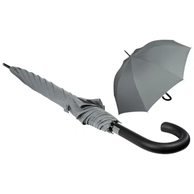 Imagen de iX brella First Class XL Paraguas automático de fibra vidrio (110 cm), gris, 110 cm,