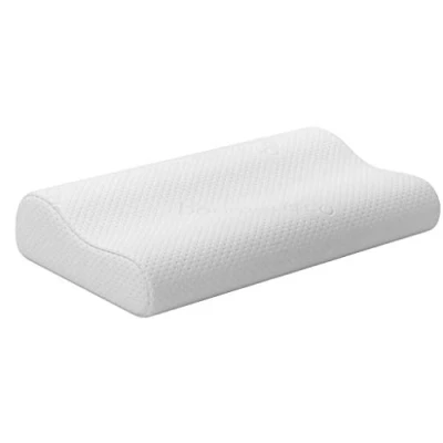 Imagen de bonmedico Almohada Cervical Cojin Ergonomico Ortopédico Elevador para Dormir Espuma Viscoelastica Cojín de Gel Anti Dolores Cuello