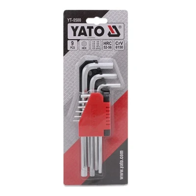 Imagen de YATO YT 0500 Juego de atornilladores acodados Acero cromo vanadio 9
