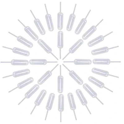 Imagen de 350 Piezas Gotero Líquido, Cuentagotas Pipetas Plástico, de Transferencia 4 ml, Graduadas, Exprimibles para Fresas, Chocolate, Mermelada