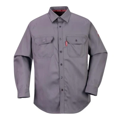 Imagen de Portwest Camisa Bizflame 88/12, Tamaño: 4XL, Color: Gris, FR89GRR4XL