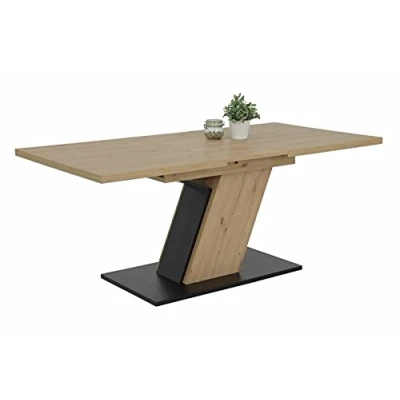 Imagen de Apollo Jeanette Mesa de, Madera de ingeniería, marrón, B140 180 x T90cm