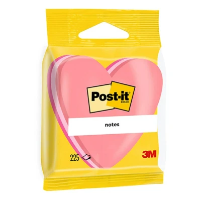 Imagen de Post It 2007 H Notas adhesivas en de corazon, 70 x mm, Color Rosa