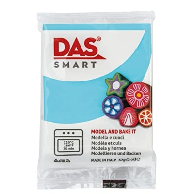 Imagen de DAS Smart, Pasta para modelar que se endurece al horno, 57g, Turquesa