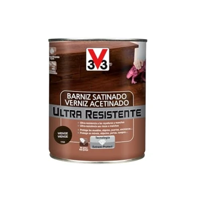 Imagen de BARNIZ INTERIOR ULTRA RESISTENTE SATINADO 750ML WENGUÉ