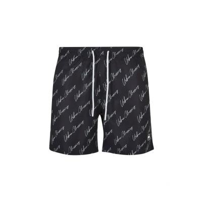 Imagen de Urban Classics Pattern Bañador, Hombre, Talla: 5XL, Blackscriptlogo