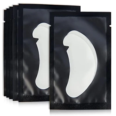 Imagen de Lunamoon Almohadillas para Extensiones de Pestañas Ojos Eyelash Extension Pads Eye Patch Lash 50 pares (negro)