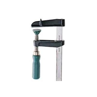 Imagen de wolfcraft Sargento de tornillo MINI, 150 mm I 3606000 para aplicaciones sujeción, ideal proyectos bricolaje y manualidades