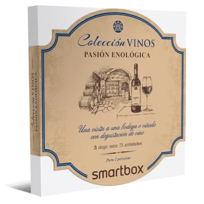 Imagen de Smartbox Caja Regalo Pasión enológica Idea de para Padres 1 Visita a Bodega o viñedo con cata Vino 2 Personas