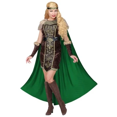 Imagen de WIDMANN MILANO PARTY FASHION Disfraz de Vikingo, vestido, guerrero, bárbaro, Galia, disfraces carnaval