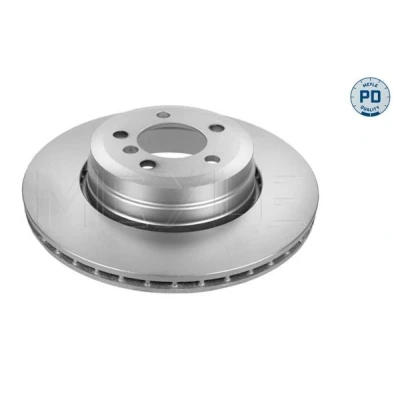 Imagen de MEYLE 315 523 0052/PD Disco de freno Eje trasero 345 24 5 120 ventilado revestido láminas zinc con tornillos PD Quality BMW: 7