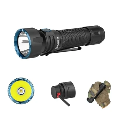 Imagen de OLIGHT Javelot Linterna Táctica Para Cazar 1350 Lúmenes 730M Linternas Led Alta Potencia Antorcha Recargable 5000mAH, Largo Alcance IPX8 Resistente al Agua el Aire Libre Explorar