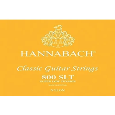 Imagen de Hannabach Cuerdas para guitarra clásica Serie 800 Super Low Tension Plateado cuerda suelta D4/Re4