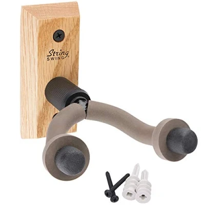 Imagen de Colgador de guitarra String Swing, modelo CC01, madera, para hogar y estudio