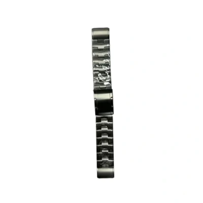 Imagen de correa de titanio 22 mm for Garmin Fenix ​​8 AMOLED 47 ​​7 6 MARQ serie aleación reloj ajuste rápido(Black,22mm)