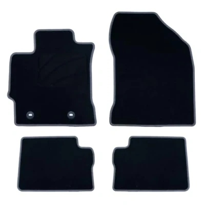 Imagen de OCC DESIGN Alfombrillas Coche, Alfombras a Medida, Compatibles con Toyota Auris (2013 PRESENTE), Moqueta Alta Calidad, Velour/Polipropileno, Reverso Antideslizante, Talonera, 4 Piezas