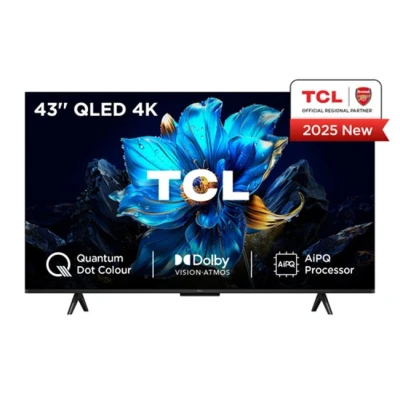 Imagen de TV QLED 43&quot; TCL 43P7K, UHD 4K, AiPQ Processor, Smart TV, DVB T2, 60 Hz, Pantalla HVA, Dolby Atmos, Negro