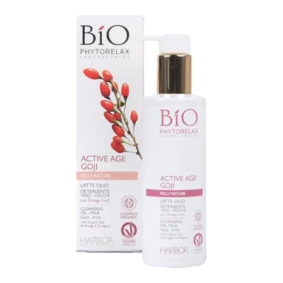 Imagen de HARBOR Goji Leche Limpiadora Aceite Nutritivo Ojos Frente A 200 Ml