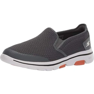 Imagen de Skechers Go Walk 5 Apprize, Slip on Hombre, Charcoal/White, 49 EU