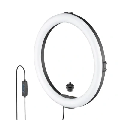 Imagen de JOBY Beamo Anillo de Luz 12&quot;, LED Grande para Teléfonos o Cámaras, 3 Modos y 10 Niveles Brillo Vídeo, Vlogging, Transmisión en Directo, Creación Contenidos, Trabajo desde Casa