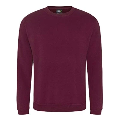 Imagen de Pro RTX Sudadera unisex de trabajo manga larga para hombre y mujer Camiseta el día a cómoda elegante Talla S 7XL, granate, M