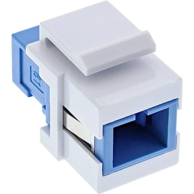Imagen de InLine Keystone conector para LWL (monomando, cerámica), color blanco