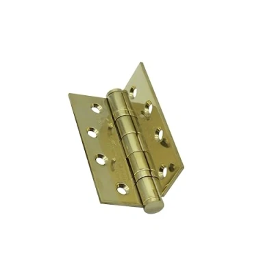 Imagen de Tesa Assa Abloy BISCFCEM433LPD Bisagras De Acero Inoxidable Para Puertas Cortafuego Certificadas Latonado 102 x 76 3 mm AISI 316