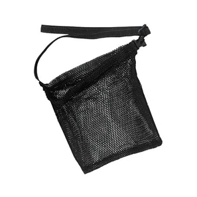 Imagen de SEAC Bolsa de Red con Correa Reglable para Buceo y Pesca Submarina, 50x40 cm, Negro