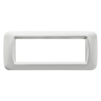 Imagen de Gewiss Top System Placa 6 módulo Blanco Nube