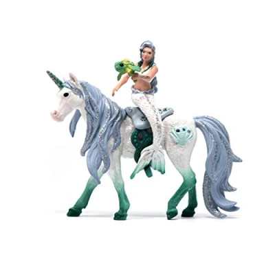 Imagen de Schleich 42509 bayala play set sirena en el mar unicornio, juguetes a partir de 5 años
