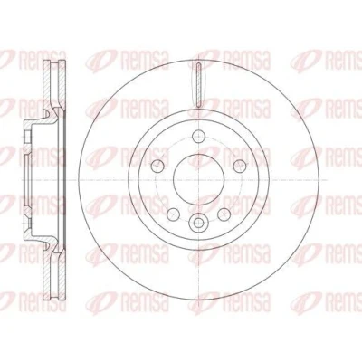 Imagen de REMSA 61019.10 Disco de freno Eje delantero 300, 300 28 5 ventilado FORD: S Max Mk1, MONDEO 4, 4 Stufenheck, VOLVO: V60 I, S80 II, S60 II