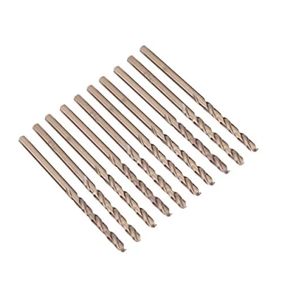 Imagen de Akozon Juego de brocas cobalto M35 HSS CO 1.0 5.0MM para taladrar en acero inoxidable(2mm)