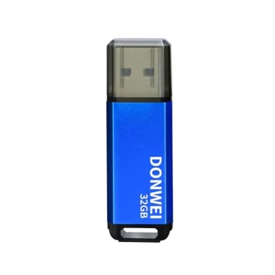 Imagen de Pendrive, Pen Drive 32 GB, Memoria USB 2.0, 32GB con Indicador LED para Almacenar y Realizar Copias de Seguridad Datos Azul