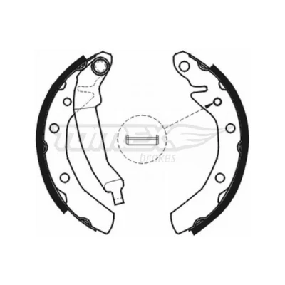 Imagen de TOMEX brakes TX 20 31 Zapatas de Freno Eje trasero 180 CHEVROLET: Matiz, DAEWOO: Matiz I Hatchback, Furgón