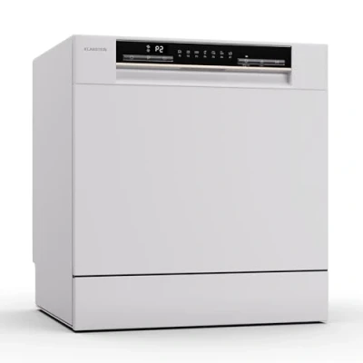 Imagen de Klarstein Lavavajillas Pequeño Sobremesa, Mini 8 Cubiertos, Portatil de Sobremesa Silencioso 6 Programas, Compacto Mesa Sin Instalación Difícil para Casa